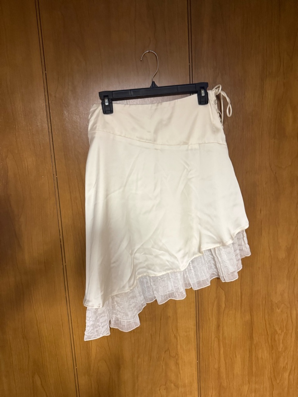 Princess Polly Rosemead Layered Asymmetric Satin Skirt - Picture 2 of 4